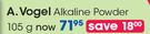A.Vogel Alkaline Powder(Excl. Mango & Lemon Flavour)-105g