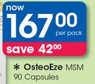 OsteoEze MSM 90 Capsules-Per Pack