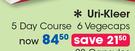 Uri-Kleer 5 Day Course 6 Vegecaps-Per Pack