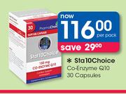 Sta10Choice Co-Enzyme Q10 30 Capsules-Per Pack