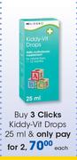 Clicks Kiddy-Vit Drops-25ml Each