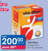 Vita-Thion Energy Tonic 60 x 5g Sachets-Per Pack