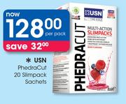 USN PhedraCut 20 Slimpack Sachets-Per Pack