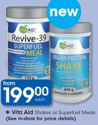 Vita Aid Shakes Or Superfuel Meals-Each