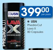 USN Phedra-Cut Lava X-80 Capsules Per Pack