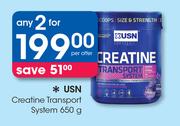 USN Creatine Transport System-2 x 650g