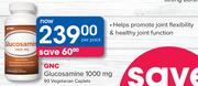 GNC Glucosamine 1000mg-90 Vegetarian Caplets Per Pack