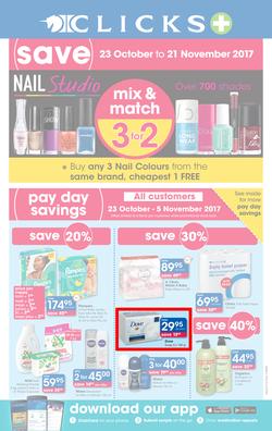 Clicks : Pay Day Savings (23 Oct - 21 Nov 2017), page 1