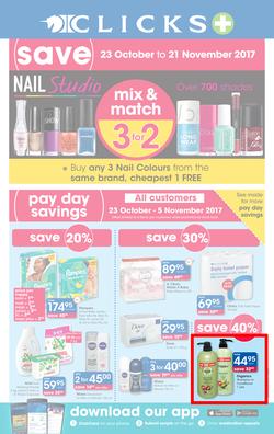 Clicks : Pay Day Savings (23 Oct - 21 Nov 2017), page 1