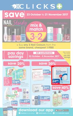 Clicks : Pay Day Savings (23 Oct - 21 Nov 2017), page 1
