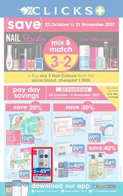 Clicks : Pay Day Savings (23 Oct - 21 Nov 2017), page 1