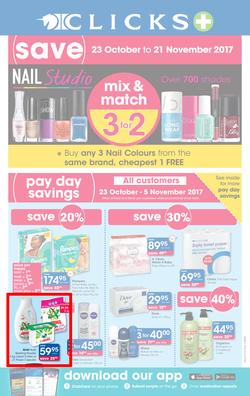 Clicks : Pay Day Savings (23 Oct - 21 Nov 2017), page 1