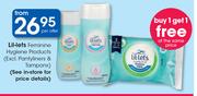Lil-Lets Feminine Hygiene Products(Excl.pantyliners & Tampons)-Per Offer