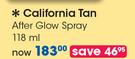 California Tan After Glow Spray-118ml