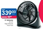 Safeway 30cm High Velocity Floor Fan-Each