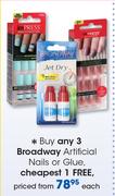 Broadway Artificial Nails Or Glue-Each