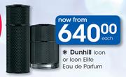 Dunhill Icon Or Icon Elite Eau De Parfum-Each