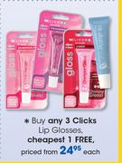 Clicks Lip Glosses-Each