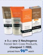 Neutrogena facial Skin Care Products-Each