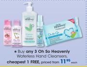 Oh So Heavenly Waterless Hand Cleansers-Each
