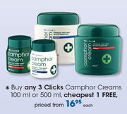 Clicks Camphor Creams-100ml Or 500ml