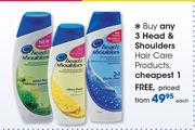Head & Shoulders Hair Care Products-Each