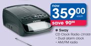Sway CD Clock Radio CR1005