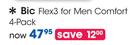 BIC Flex3 For Men Comfort-4's Pack