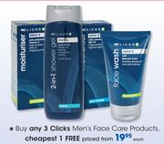 Clicks Men's Face Care Products-Each