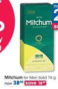 Mitchum For Men Solid-76g