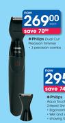 Philips Dual Cut Precision Trimmer-Each