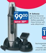 Safeway Personal Groomer With Trimmer HGP-325-Per Set
