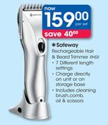 Safeway Rechargeable Hair & Beard Trimmer RHS5-Per Set