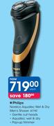 Philips Norelco Aquatec Wet & Dry Men's Shaver AT790-Each