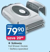 Safeway Foil Shaver PIA2606-Each