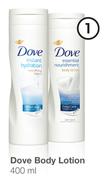 Dove Body Lotion-400ml Each