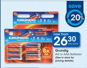 Grundig AA Or AAA Batteries-Per Pack