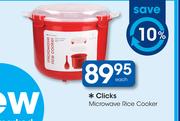 Clicks Microwave Rice Cooker-Each
