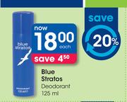 Blue Stratos Deodorant-125ml