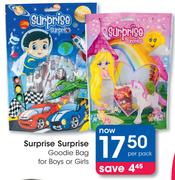 Surprise Surprise Goodie Bag For Boys Or Girls-Per Pack