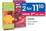 Clicks Fruit Juice-2 x 250ml