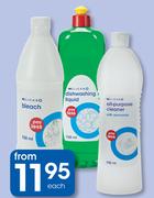 Clicks All Purpose Cleaner Or Dishwashing Liquid-750ml Each