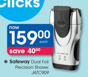 Safeway Dual Foil Precision Shaver JATC909-Each