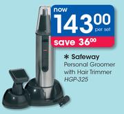 Safeway Personal Groomer With Hair Trimmer HGP-325-Per Set