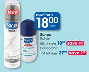 Sanex Deodorant-150ml Each