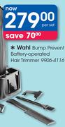 Wahl Bump Prevent Battery-Operated-Per Set