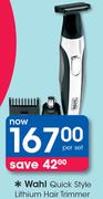 Wahl Quick Style Lithium Hair Trimmer-Per Set