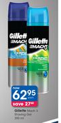 Gillete Mach 3 Shaving Gel-Each