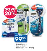 Schick Hydro 5 Razor Or Blades-Each