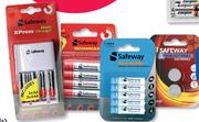 Safeway Rechargeable, Lithium, Multi-Charger Or Alkaline Batteries-Per Pack